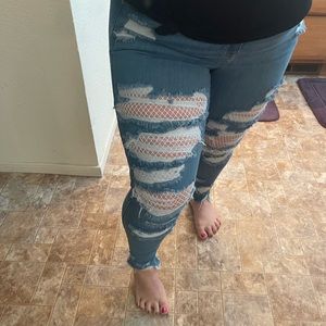Torrid distressed jeggings size 12R